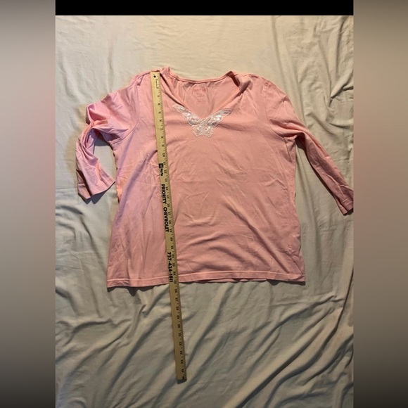 Krazy Kat Sequins Butterfly Sleepwear Top - Picture 6 of 8